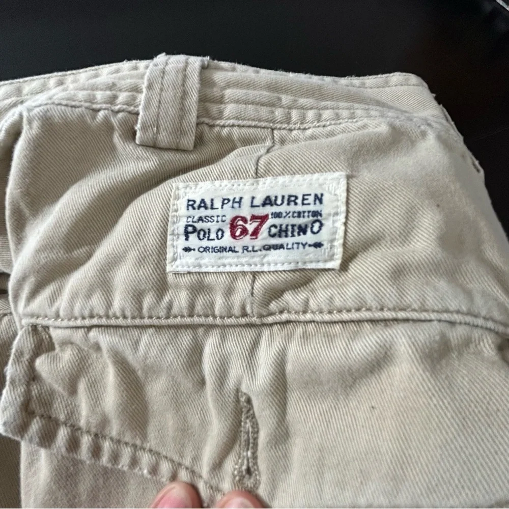 POLO Ralph Lauren Men's Khaki Cargo Shorts Tan Size 36